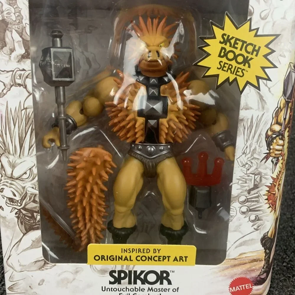 Masters of the Universe Origins: Spikor Sketchbook Series fig MISB NEW He-Man